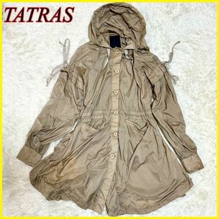 TATRAS タトラス ナイロンコート モッズコート ライトグレー 01 S