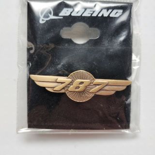 【正規輸入品】■BOEING 787 エンジン ウイング ピンバッジ(バッジ/ピンバッジ)