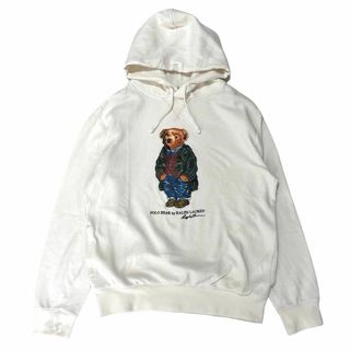 ポロラルフローレン(POLO RALPH LAUREN)の9671 ポロラルフローレン フーディースウェット ポロベア ホワイト M～(パーカー)