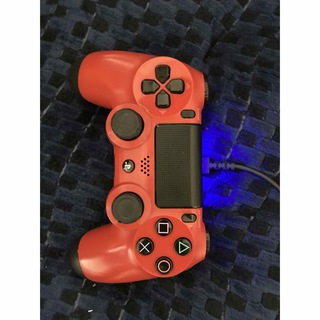 動作OK PS4コントローラー　デュアルショック4 レア色赤色(その他)
