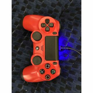 動作OK PS4コントローラー　デュアルショック4 レア色赤色(その他)