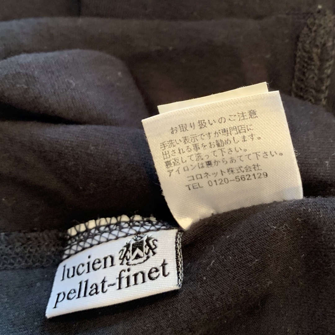 Lucien pellat-finet(ルシアンペラフィネ)のルシアンペラフィネ Tシャツ  黒 レディースのトップス(Tシャツ(半袖/袖なし))の商品写真