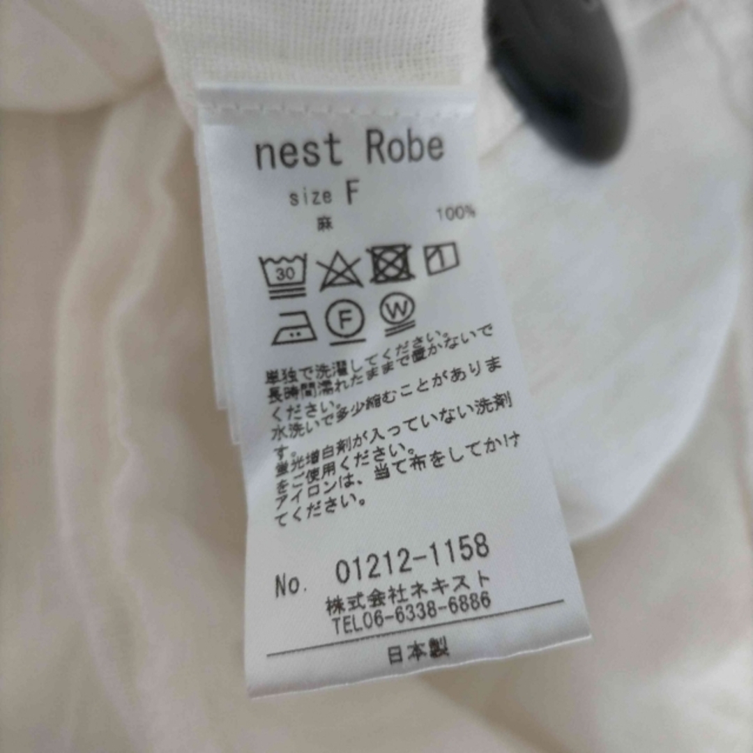 nest Robe(ネストローブ)のnest Robe(ネストローブ) 21SS ブラックリネンデッキサロペット レディースのパンツ(オールインワン)の商品写真