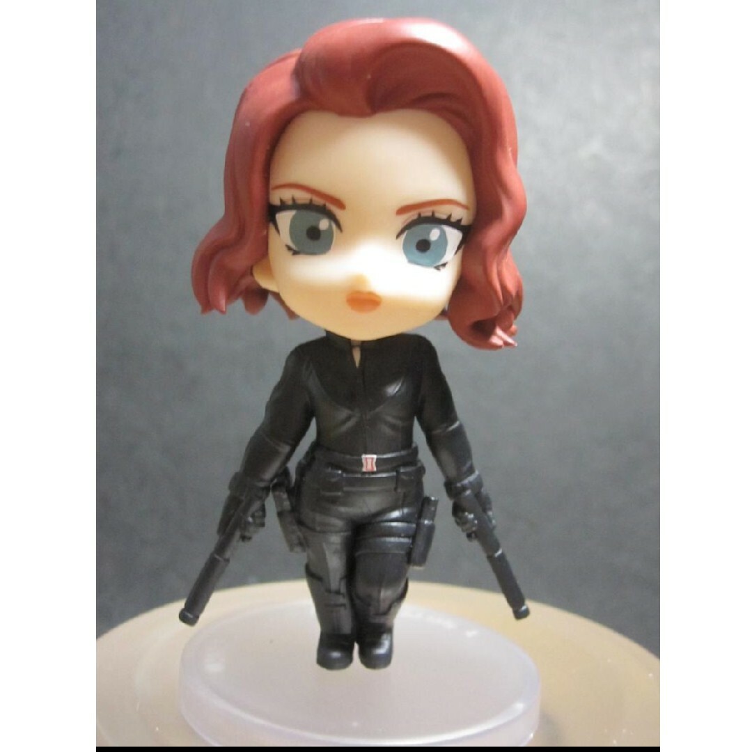 MARVEL(マーベル)の☆ブラック・ウィドウ：デフォルメフィギュア☆ちまっ!きゃら MARVEL☆美品☆ エンタメ/ホビーのフィギュア(SF/ファンタジー/ホラー)の商品写真