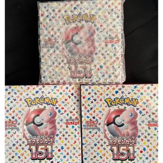 ポケモン(ポケモン)のポケモンカード 151 BOX 3つ(Box/デッキ/パック)