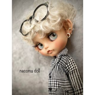 【necoma doll】シルバーヘアのタン肌くん◆ジェンダーレス◆フルセット！(人形)