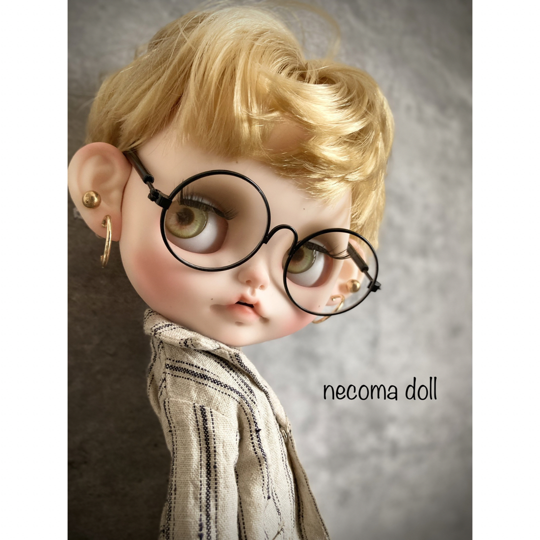 【necoma doll】ブロンドヘアの白肌くん◆ジェンダーレス◆フルセット！ ハンドメイドのぬいぐるみ/人形(人形)の商品写真