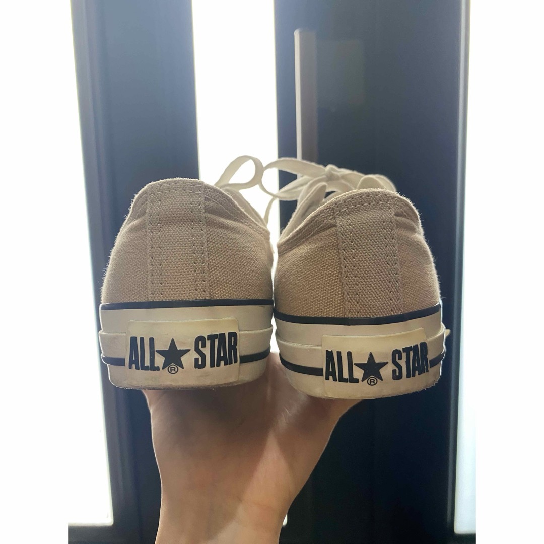 ALL STAR（CONVERSE）(オールスター)の☆24.5cm コンバースオールスター ベージュ ローカット レディースの靴/シューズ(スニーカー)の商品写真