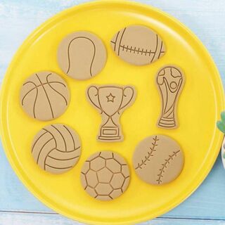クッキー型　型抜き　スポーツ　ボール　チャンピオンカップ　バスケ　バレンタイン(調理道具/製菓道具)