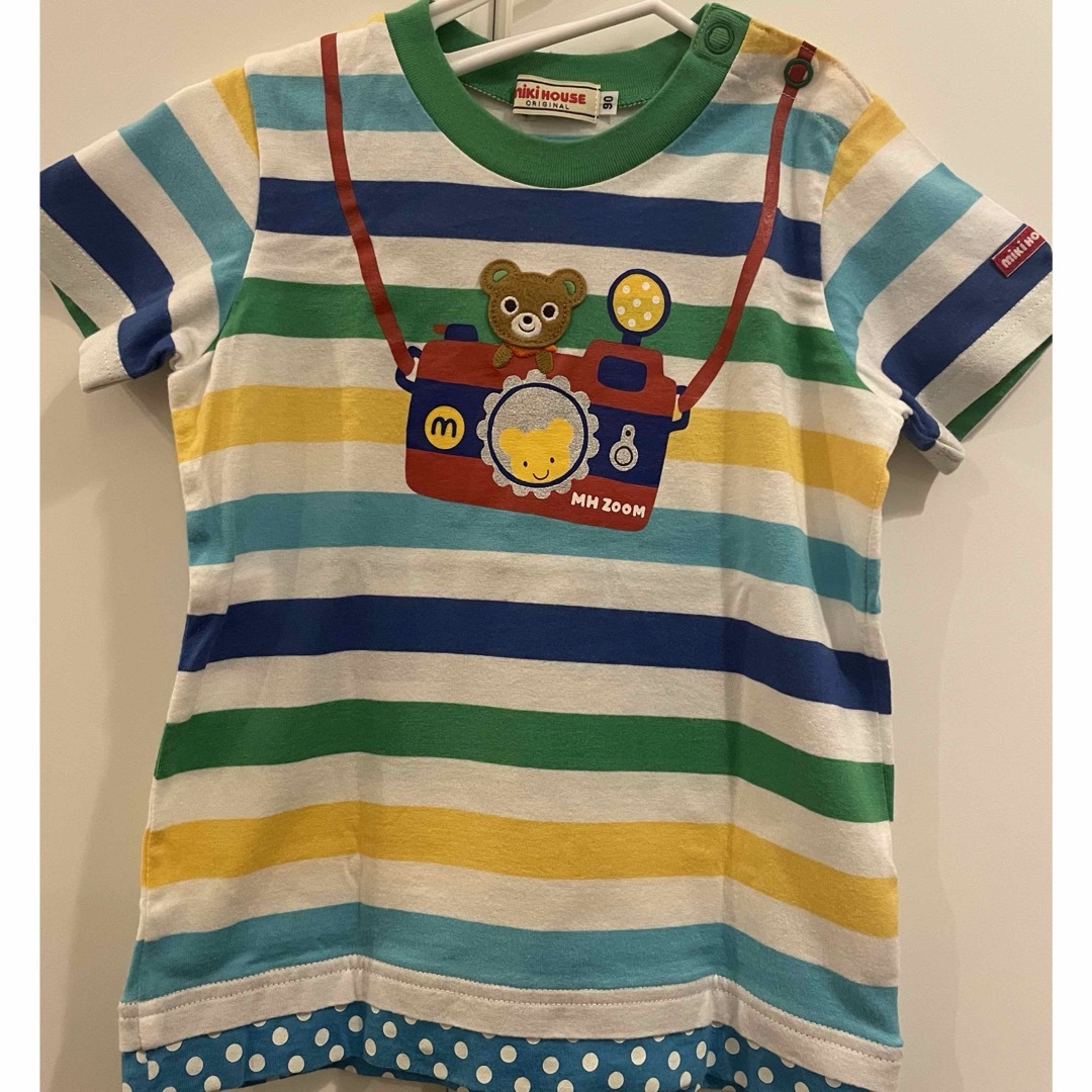 mikihouse(ミキハウス)のミキハウス   プッチーくんカメラTシャツ キッズ/ベビー/マタニティのキッズ服男の子用(90cm~)(Tシャツ/カットソー)の商品写真