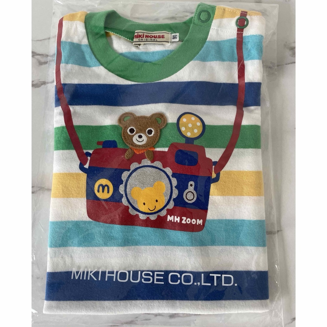 mikihouse(ミキハウス)のミキハウス   プッチーくんカメラTシャツ キッズ/ベビー/マタニティのキッズ服男の子用(90cm~)(Tシャツ/カットソー)の商品写真