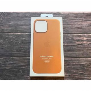 Apple - iPhone13Pro Max Apple 純正 レザーケースゴールデンブラウン