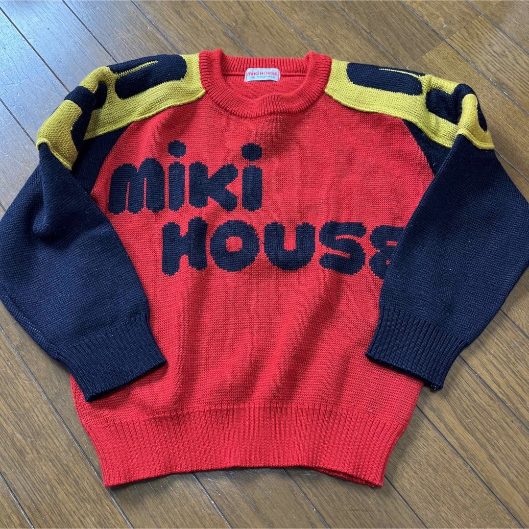 mikihouse(ミキハウス)のミキハウス　ニット　S(120)くらい キッズ/ベビー/マタニティのキッズ服男の子用(90cm~)(ニット)の商品写真