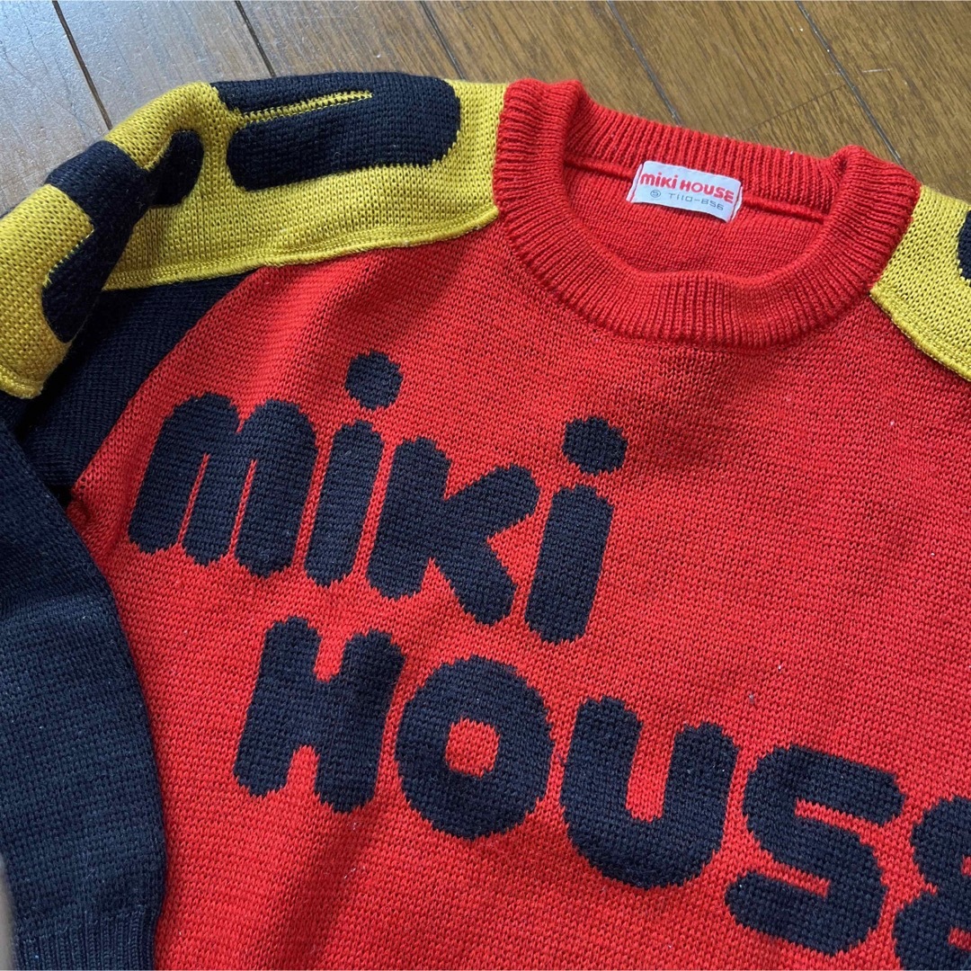 mikihouse(ミキハウス)のミキハウス　ニット　S(120)くらい キッズ/ベビー/マタニティのキッズ服男の子用(90cm~)(ニット)の商品写真