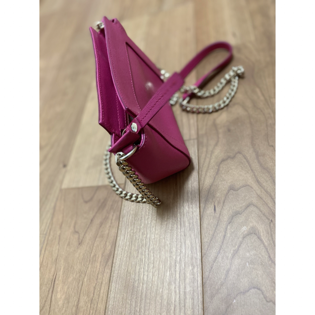 Furla(フルラ)の【値下交渉可】 FURLA フルラ ミニショルダーバッグ ピンク レディースのバッグ(ショルダーバッグ)の商品写真