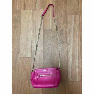 フルラ(Furla)の【値下交渉可】 FURLA フルラ ミニショルダーバッグ ピンク(ショルダーバッグ)