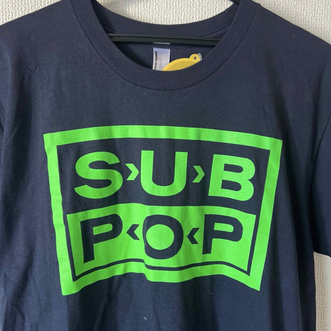 新品タグ付●公式SUBPOP Tシャツ　ネイビー メンズのトップス(Tシャツ/カットソー(半袖/袖なし))の商品写真