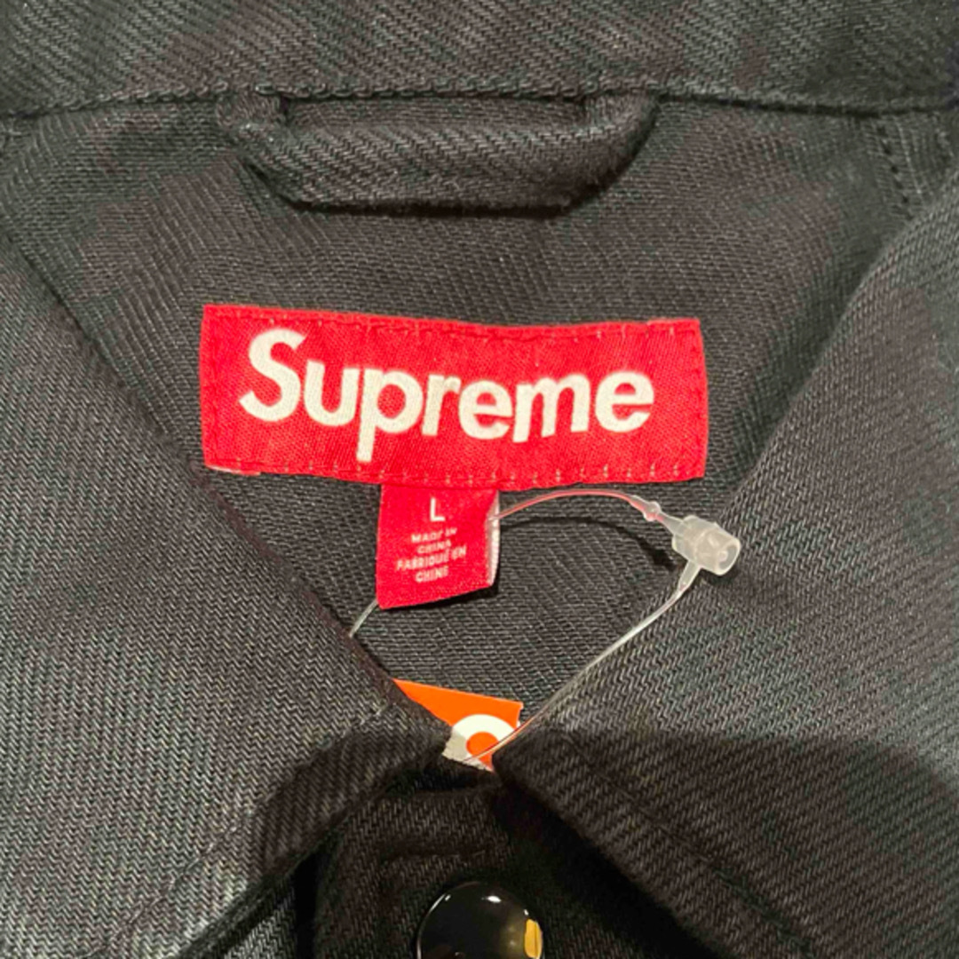 Supreme(シュプリーム)のSupreme ARC Denim Coaches Jacket Large 黒 メンズのジャケット/アウター(Gジャン/デニムジャケット)の商品写真