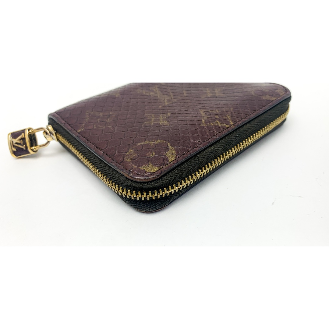 LOUIS VUITTON(ルイヴィトン)のLOUIS VUITTON ルイヴィトン モノグラムパイソン エキゾチックレザー ジッピーコインパース N80149 コンパクトサイフ 財布 ブランド レディースのファッション小物(財布)の商品写真