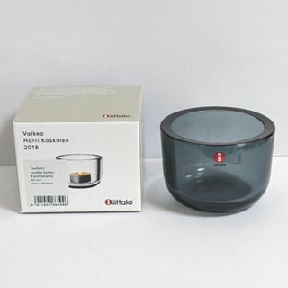 イッタラ(iittala)のイッタラ　ヴァルケア　キャンドルホルダー　グレー(キャンドル)