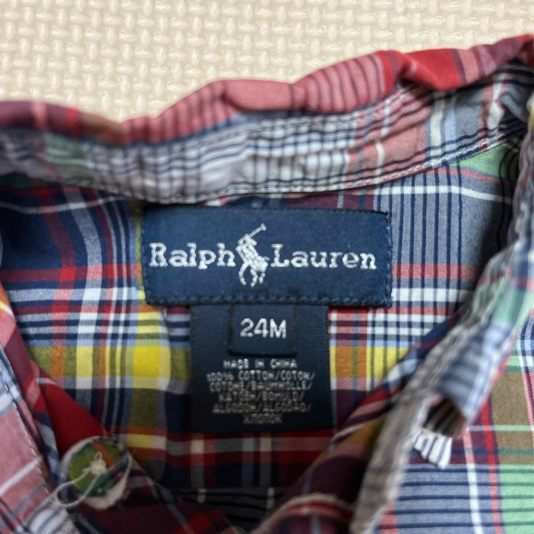 Ralph Lauren(ラルフローレン)のRalph lauren シャツ キッズ/ベビー/マタニティのキッズ服男の子用(90cm~)(ブラウス)の商品写真