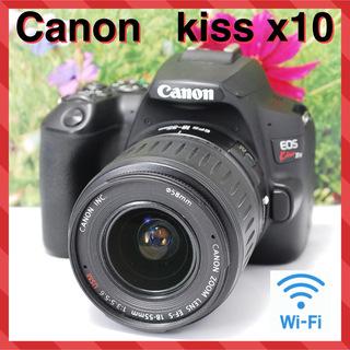キヤノン(Canon)の❤️スマホに転送OK❤️キャノン EOS kiss x10 レンズキット❤️(デジタル一眼)