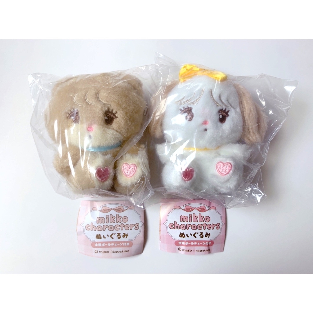 mikko characters ぬいぐるみ Latte Souffle セット エンタメ/ホビーのおもちゃ/ぬいぐるみ(ぬいぐるみ)の商品写真