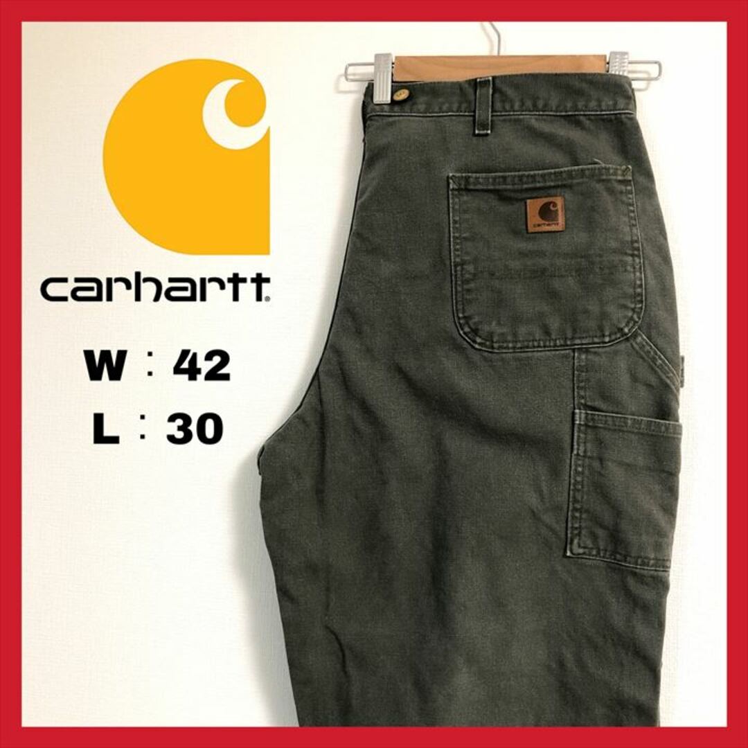 carhartt(カーハート)の90s 古着 カーハート ペインターパンツ サスペンダーボタン付 W42L30  メンズのパンツ(デニム/ジーンズ)の商品写真