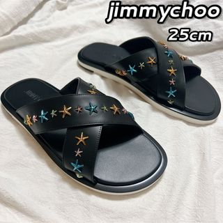 ジミーチュウ(JIMMY CHOO)のレア　jimmychoo ジミーチュウ スタッズ　メンズサンダルPALMO(サンダル)