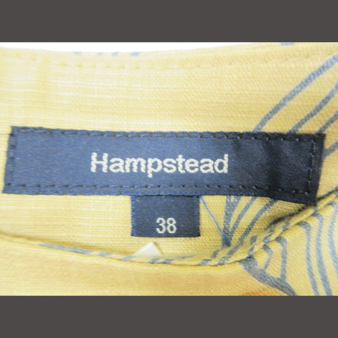 other(アザー)のHampstead スカート ひざ丈 花柄 ベージュ ネイビー ブルー38  レディースのスカート(ひざ丈スカート)の商品写真