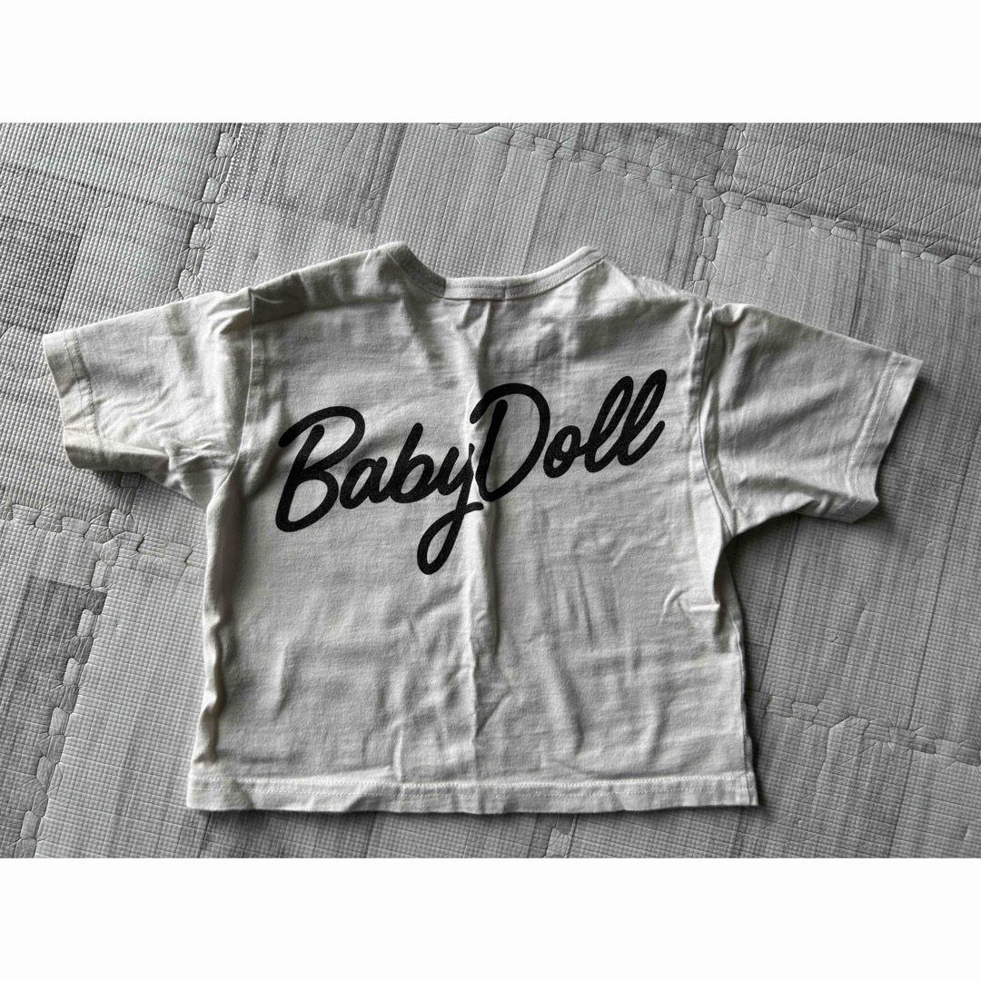 BABYDOLL(ベビードール)のBABYDOLL 半袖tシャツ ビックシルエット 80 キッズ/ベビー/マタニティのベビー服(~85cm)(Ｔシャツ)の商品写真