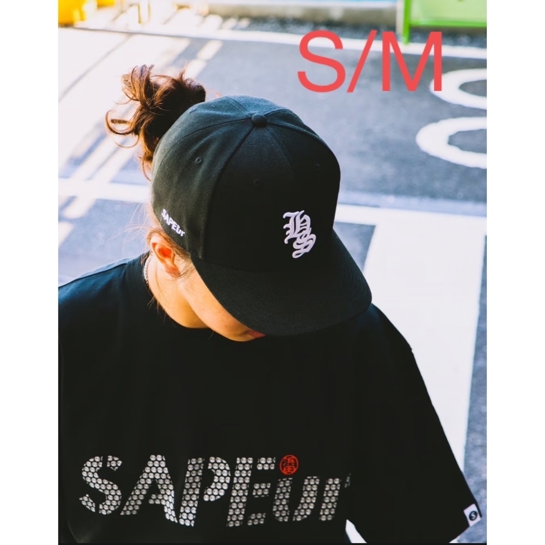 スナップバックCAP ブラック SAPEur サプール キャップ 浜田雅功 メンズの帽子(キャップ)の商品写真