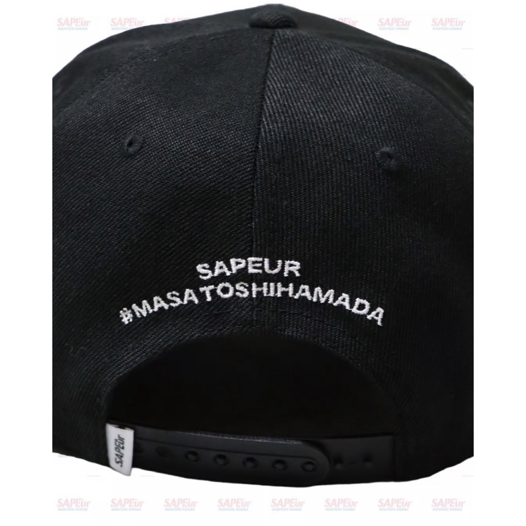 スナップバックCAP ブラック SAPEur サプール キャップ 浜田雅功 メンズの帽子(キャップ)の商品写真