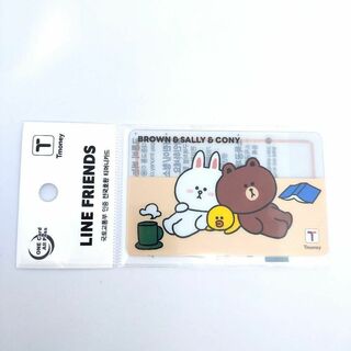 韓国　ラインフレンズ　tmoney　交通カード(キャラクターグッズ)