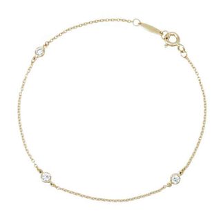 Tiffany & Co. - ティファニー ブレスレット エルサ ペレッティ ダイヤモンド バイザヤード ブレスレット ダイヤ 3P 0.15ct K18YG 60082515