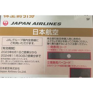 JAL 株主優待券　日本航空　株主優待割引券(その他)