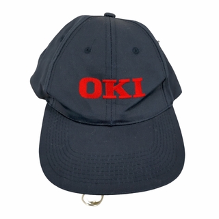 USED古着(ユーズドフルギ) OKI 企業ロゴ刺繍キャップ メンズ 帽子(キャップ)