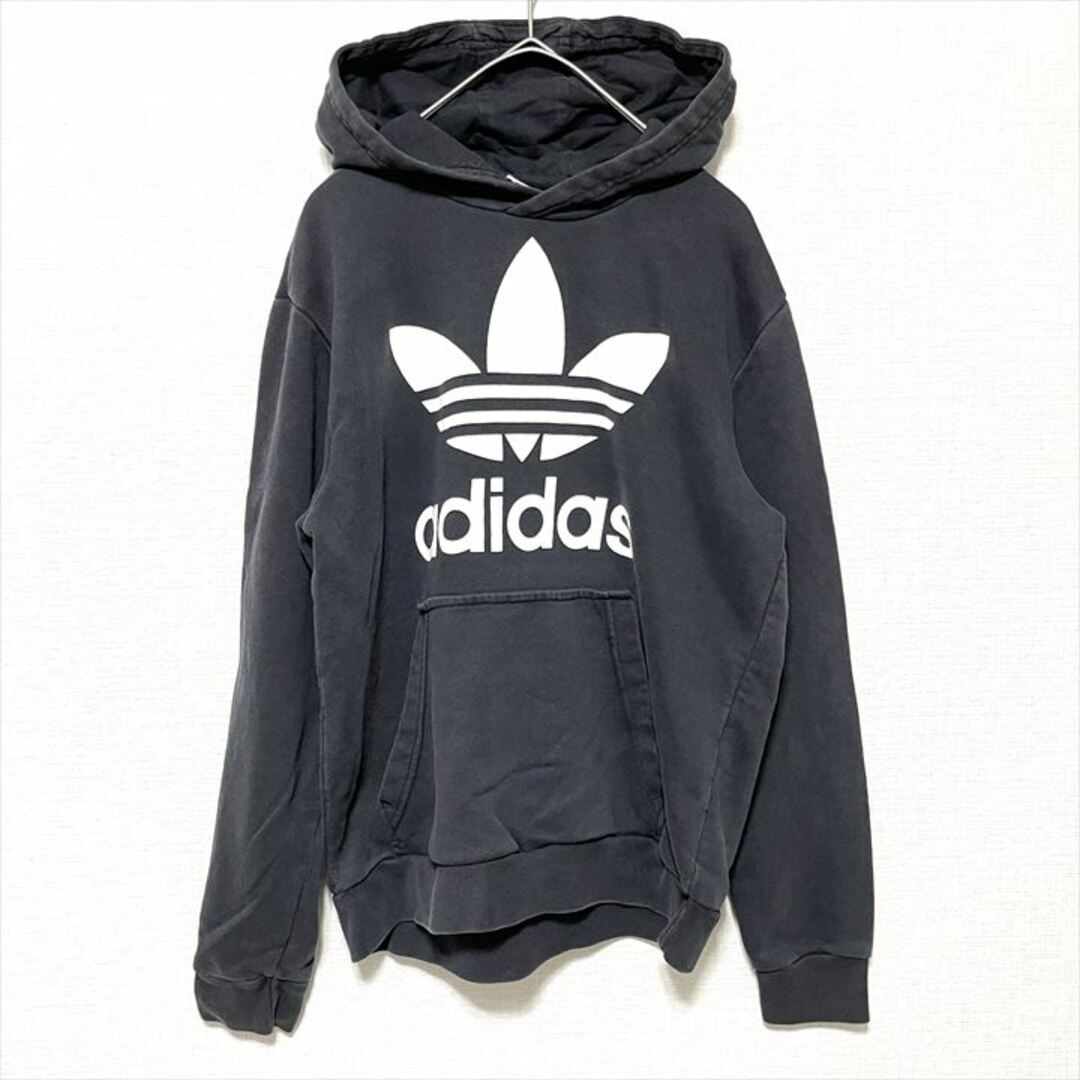 adidas(アディダス)の90s 古着 アディダス パーカー ビッグロゴ オリジナル レディースS  レディースのトップス(パーカー)の商品写真