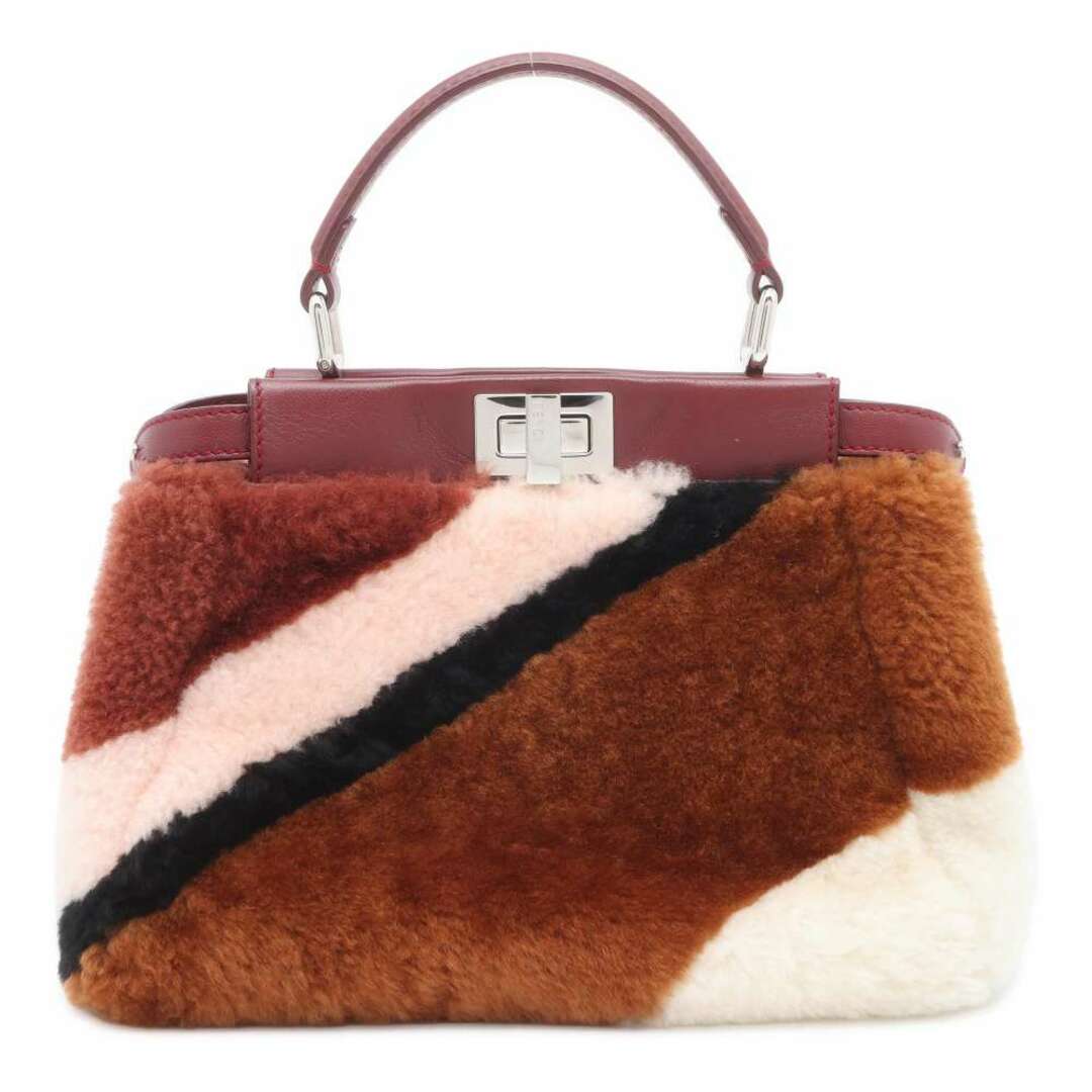 FENDI(フェンディ)のフェンディ ハンドバッグ ミニ ピーカブー ムートン 8BN244 FENDI 2way ショルダーバッグ レディースのバッグ(ハンドバッグ)の商品写真