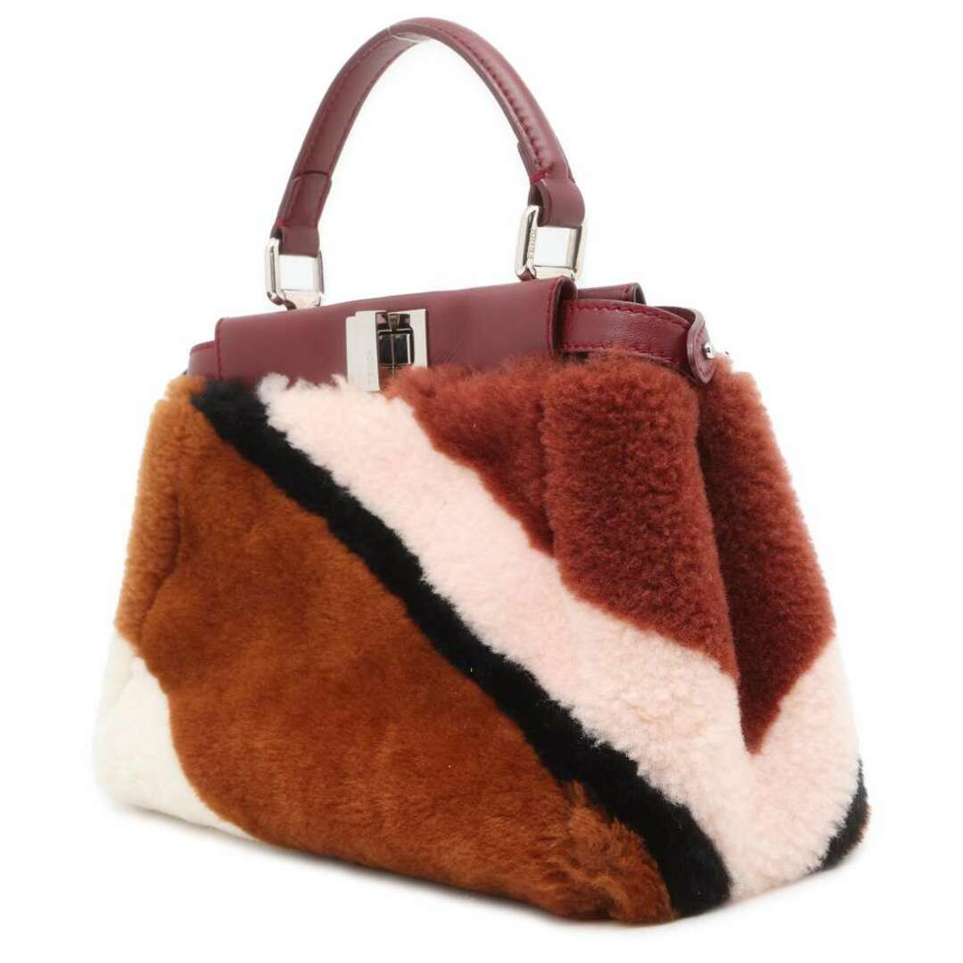 FENDI(フェンディ)のフェンディ ハンドバッグ ミニ ピーカブー ムートン 8BN244 FENDI 2way ショルダーバッグ レディースのバッグ(ハンドバッグ)の商品写真