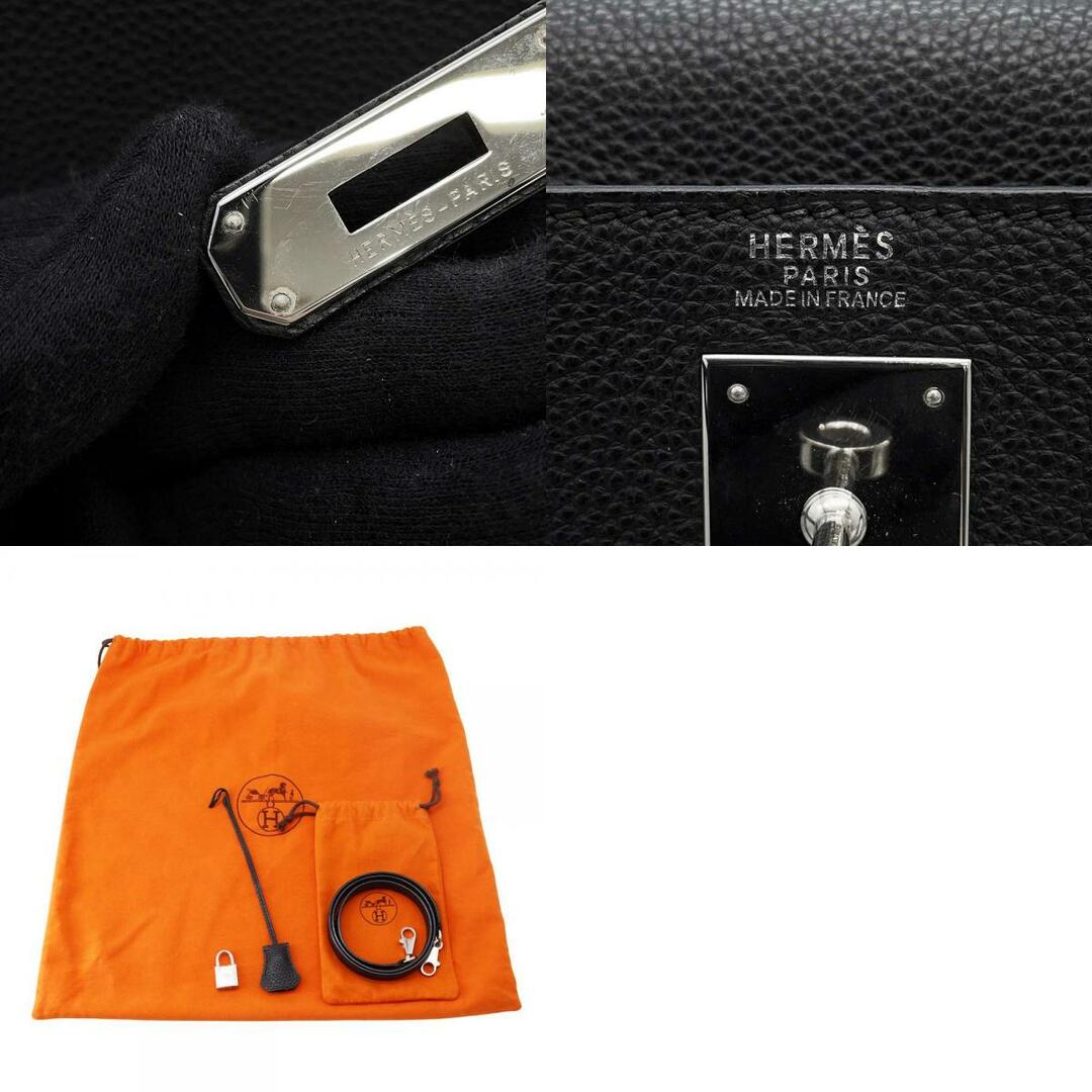 Hermes(エルメス)のエルメス ハンドバッグ ケリー32 外縫い ブラック/シルバー金具 トゴ □H刻印 HERMES 2way 黒 レディースのバッグ(ハンドバッグ)の商品写真