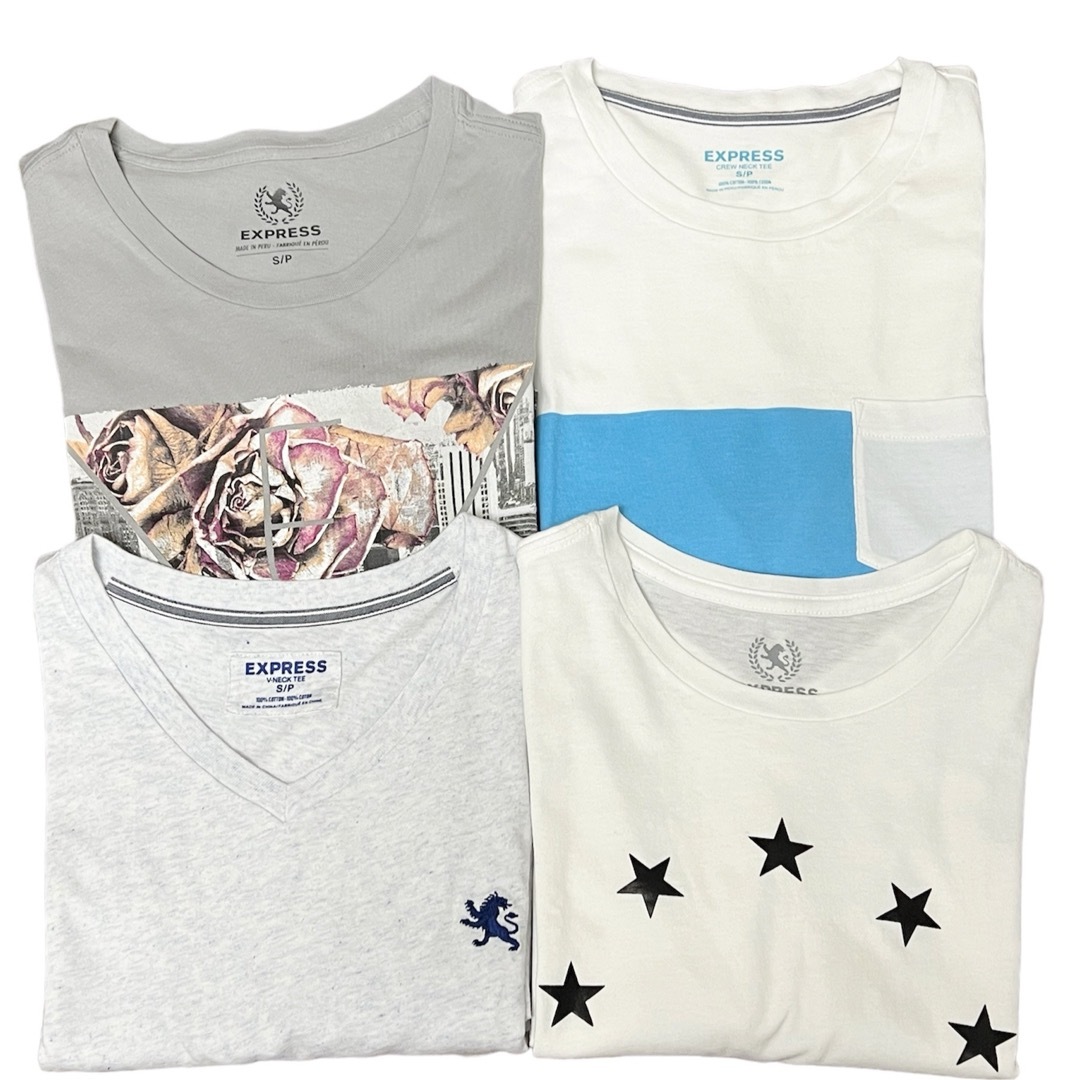 EXPRESS(エクスプレス)のEXPRESS エクスプレス　半袖Tシャツ  tee ４点セット メンズのトップス(Tシャツ/カットソー(半袖/袖なし))の商品写真