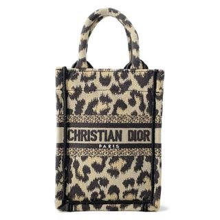 ディオール(Dior)のクリスチャン・ディオール ハンドバッグ ブックトート ミニ レオパード S5555CRHM Dior 2wayショルダーフォンバッグ(ハンドバッグ)