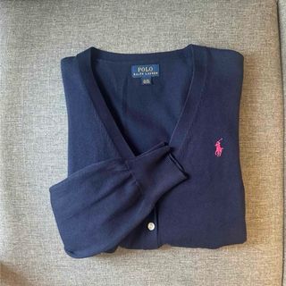 ポロラルフローレン(POLO RALPH LAUREN)のピマコットン ラルフローレン ネイビー 春(カーディガン)