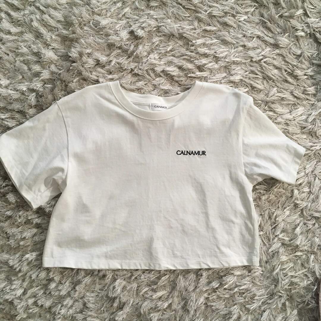 CALNAMUR SIMPLE LOGO TEE tシャツ レディースのトップス(Tシャツ(半袖/袖なし))の商品写真