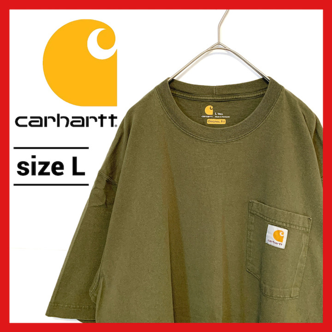 carhartt(カーハート)の90s 古着 カーハート Tシャツ オーバーサイズ ゆるダボ L  メンズのトップス(Tシャツ/カットソー(半袖/袖なし))の商品写真
