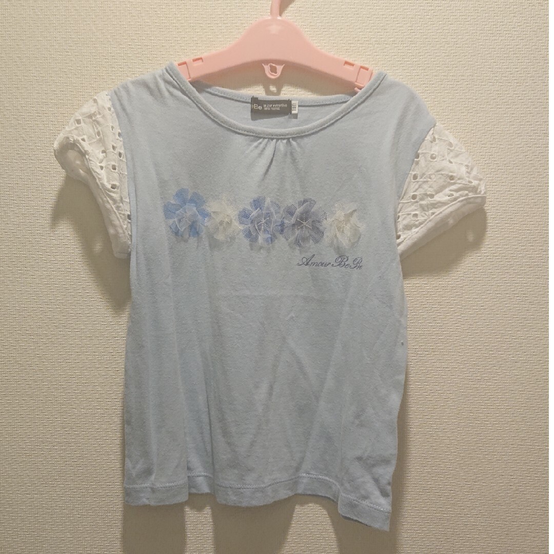 BeBe(ベベ)のBeBe 半袖 110 キッズ/ベビー/マタニティのキッズ服女の子用(90cm~)(Tシャツ/カットソー)の商品写真