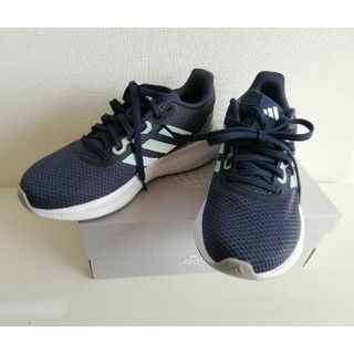 アディダス(adidas)のadidas　レディースシューズ　紺色　23センチ(スニーカー)