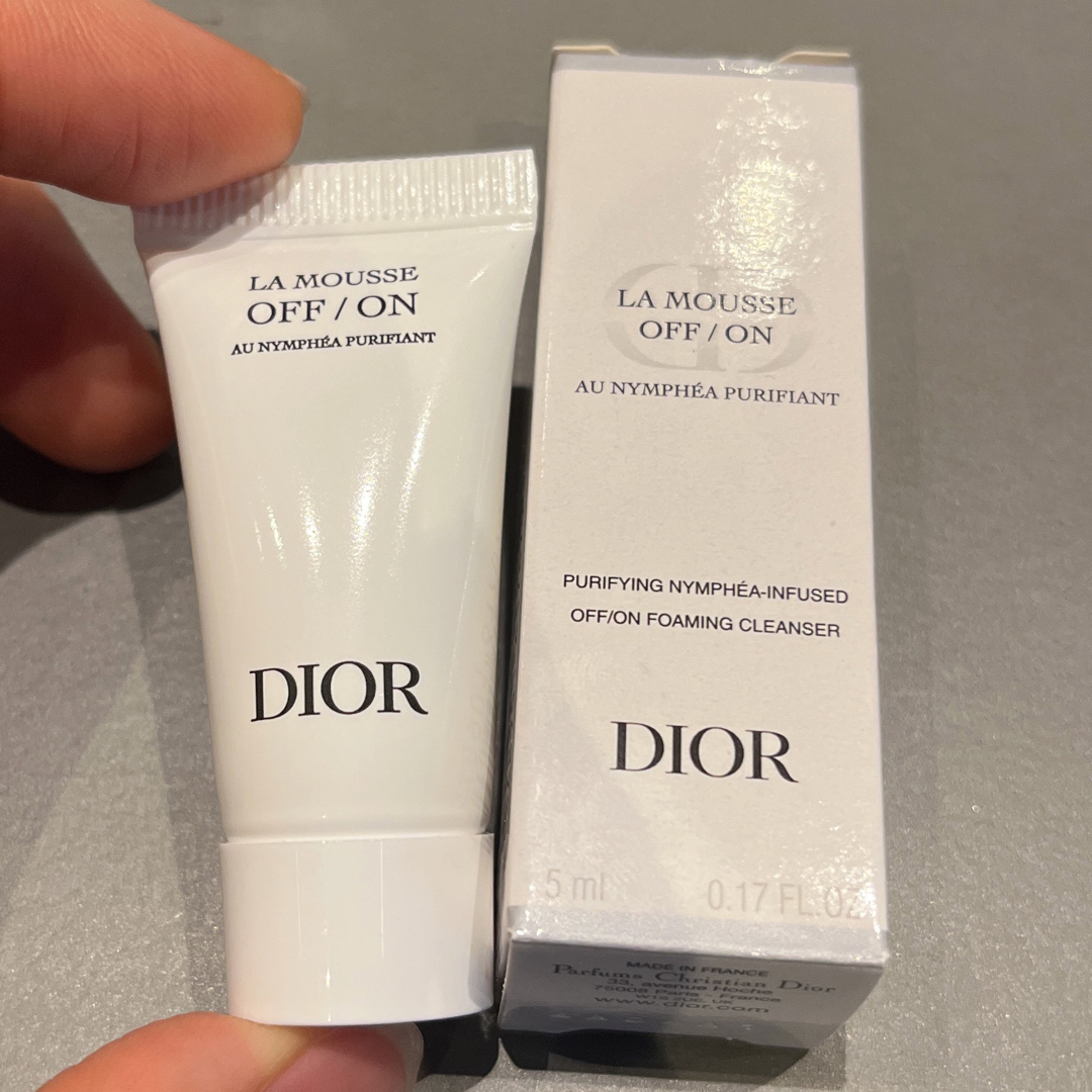 Christian Dior(クリスチャンディオール)のディオール ラ ムース ピュリフィアン オフ オン 5ml コスメ/美容のスキンケア/基礎化粧品(洗顔料)の商品写真