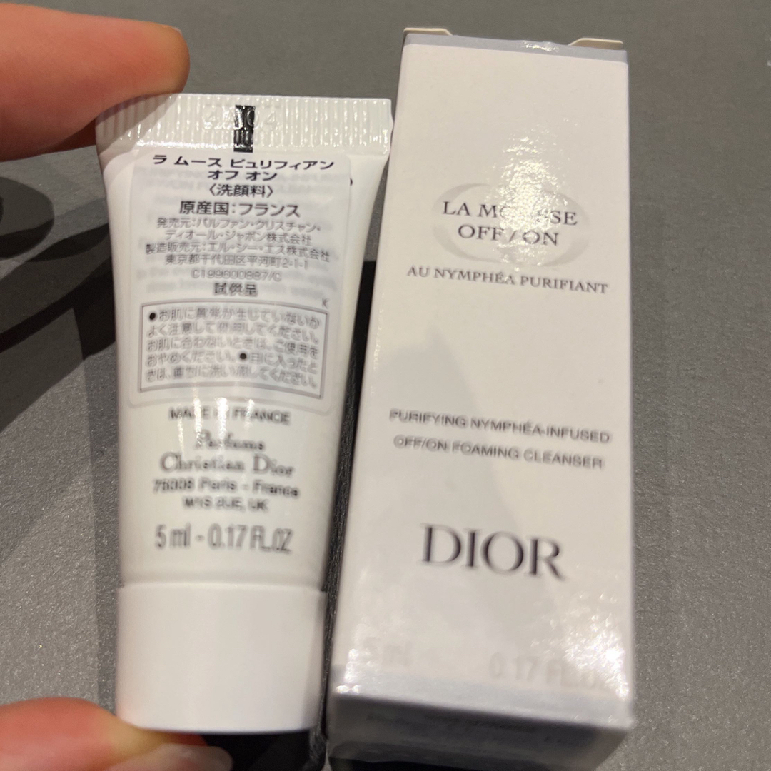 Christian Dior(クリスチャンディオール)のディオール ラ ムース ピュリフィアン オフ オン 5ml コスメ/美容のスキンケア/基礎化粧品(洗顔料)の商品写真
